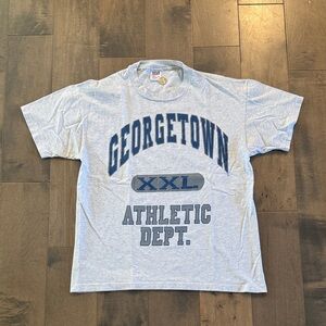 Vintage Georgetown Athletic Department Graphic Shirt Single Stitch XL